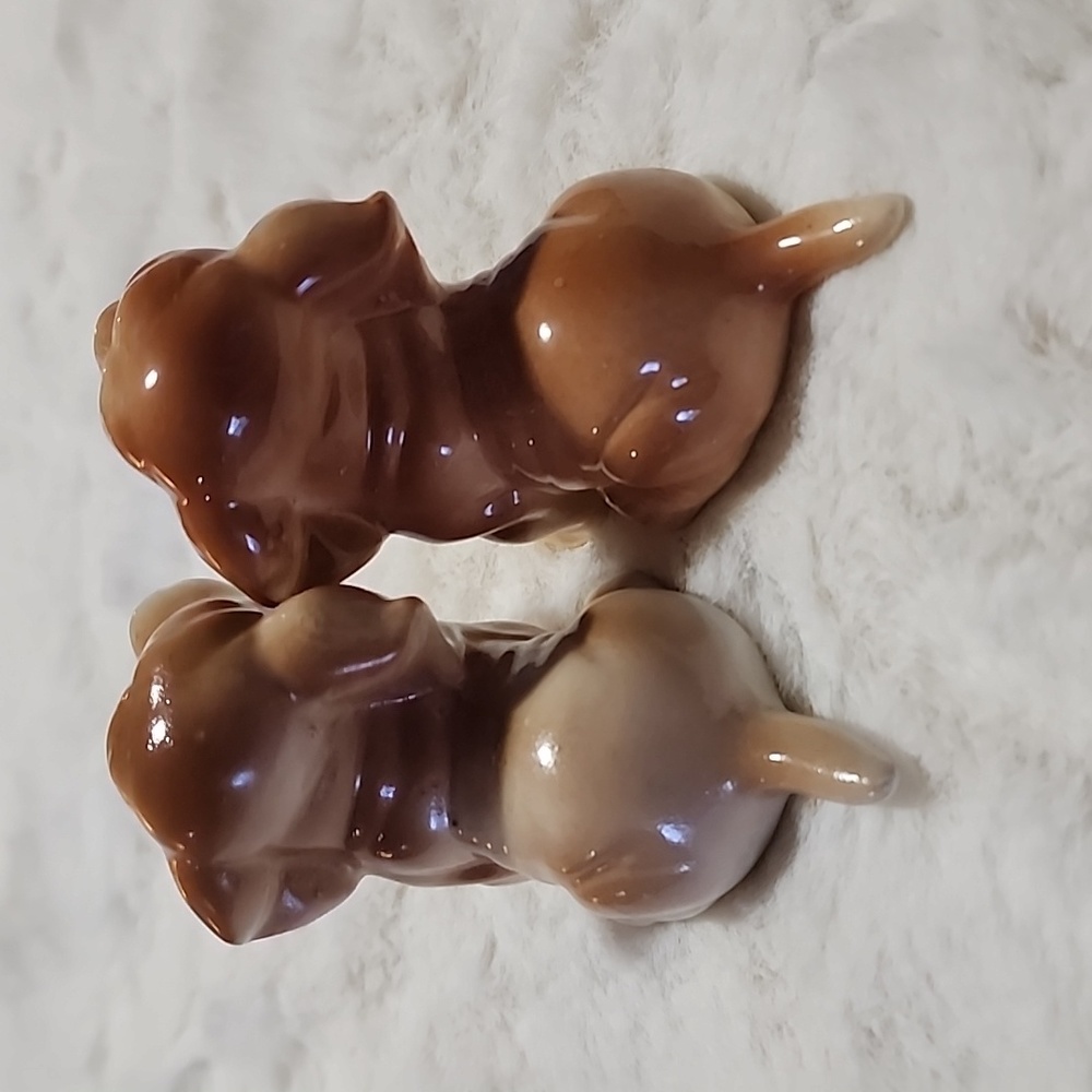 VINTAGE CERAMIC ๐ถ PUPPIES FIGURINES. ๐ถ - Picture 6 of 7